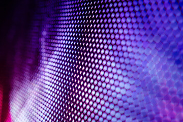 CloseUp LED blurred screen. LED soft focus background. abstract background ideal for design.