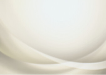 滑らかな曲線の交差　フレーム素材（ベージュ）