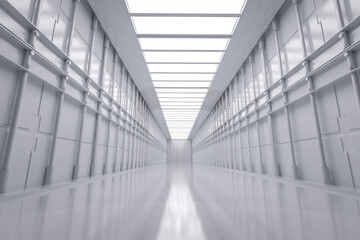 White factory interior