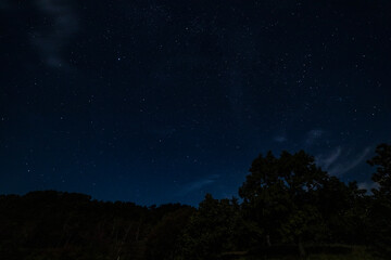 Fototapeta na wymiar Mt. Sanbe at night