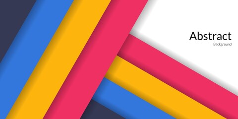 Modern abstract geometric rectangle colorful background, simple shape with trendy design. Suitable for book covers, posters, flyers, design banners. Vector illustration
