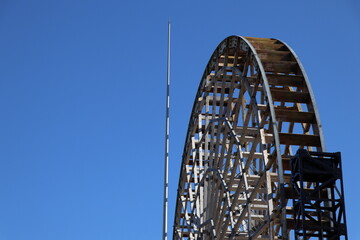 川の博物館の大水車