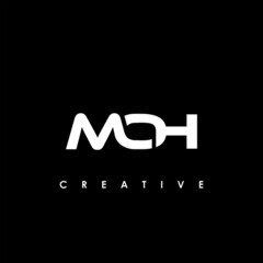 MOH Letter Initial Logo Design Template Vector Illustration	
