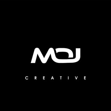 MOJ Letter Initial Logo Design Template Vector Illustration	
