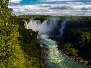 Fototapeta premium waterfall in the mountains