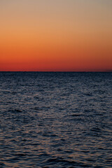 Fototapeta premium Golden hour over the lake