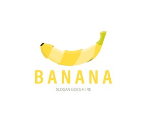 Banana Peel Logo Concept. Vector Design Illustration. Symbol and Icon Vector Template.