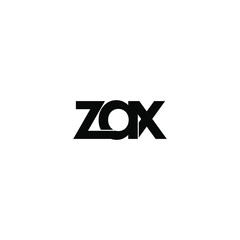 zax letter original monogram logo design
