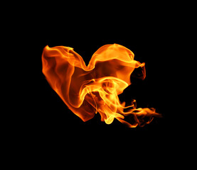 Burning heart