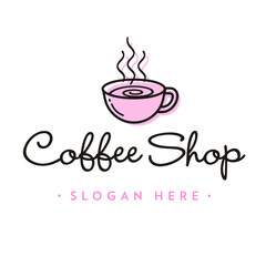 Coffee Shop Logo Template Vector