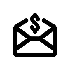 Envelope Icon - Vector Illustration .