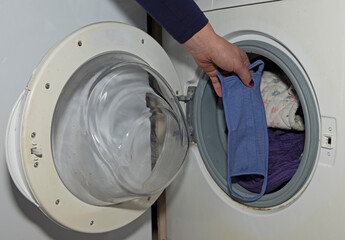 Use, wash and reuse face masks.