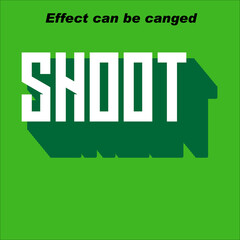 texf effect kubic style can be canged