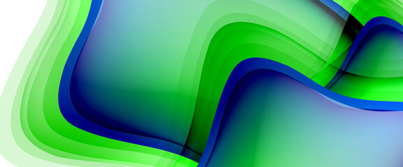 Circles and bubbles abstract background. Fluid liquid round shapes for web banner, app or poster