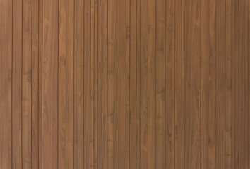 Fototapeta premium Vertical brown line wooden wall pattern, material for decortive interior