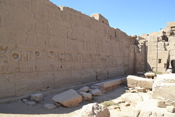 Egyptian ruined temple in Egypt