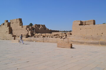 Egyptian ruined temple in Egypt