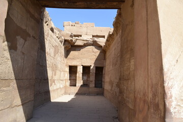 Egyptian ruined temple in Egypt