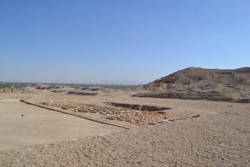 landscape in the desert