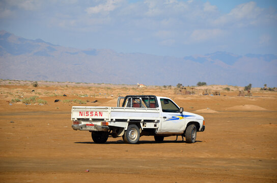 Nissan Truck In Sinai Desert. Sharm El Sheikh, Egypt On November 8, 2020