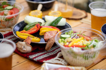 キャンプ料理
