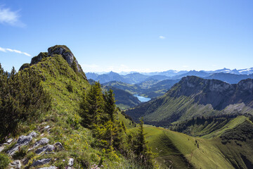 vue depuis les Rochers de Naye 