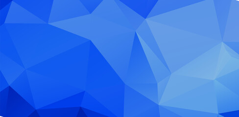 Blue vivid polygonal mosaic background, creative design templates Illustration