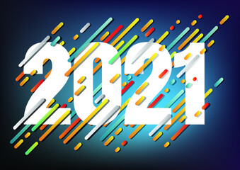 Happy new year greeting banner 2021,Happy New Year 2021 New Year Shining background