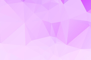 Purple vivid  vector texture with triangular style. Illustration with set of colorful