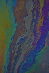 oil spills on the water .ecology.pollution of the planet