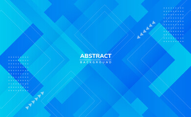 Modern 3d abstract blue business professional background wallpaper with geometric shapes and shadows