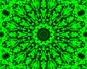 Green abstract mosaic background image