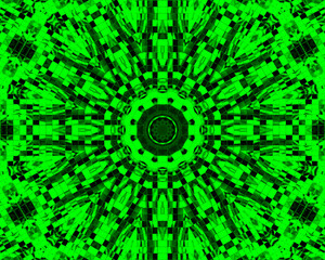 Green abstract mosaic background image