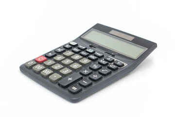 Calculator isolate on white backgroud.