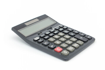 Calculator isolate on white backgroud.