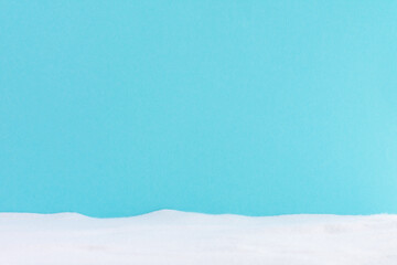 Obraz premium 紙の壁と白いフェルト