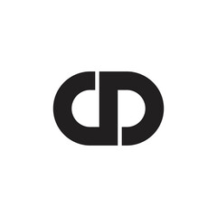 Obraz premium CD letter logo design vector