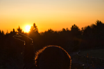 Sonnenaufgang Gro&szlig;er Feldberg