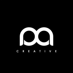 PA Letter Initial Logo Design Template Vector Illustration	

