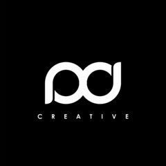 PD Letter Initial Logo Design Template Vector Illustration	
