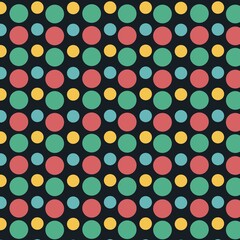 Colorfull bright pattern with multicolored circles. Abstract multicolored background vector design.