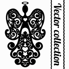 stencil angel for laser cutting
