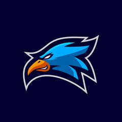 Hawk Mascot Logo