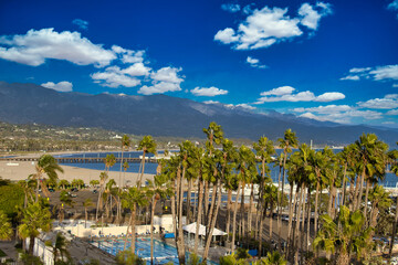 View of Santa Barbara from city college