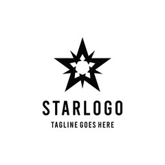 Star app Technology Logo design Vector