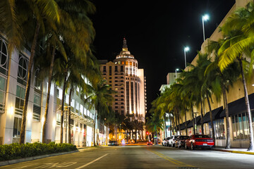 Obraz premium Skyline view of the city of Miami