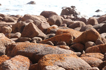 rocks and sea