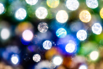 bokeh for Christmas, New Years Eve, glittering colorful background