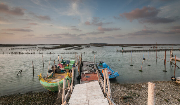 Bamboo Jetty at dusk