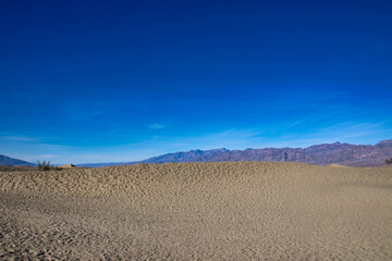 Sand dunes in the famous Death Valley National Park, California